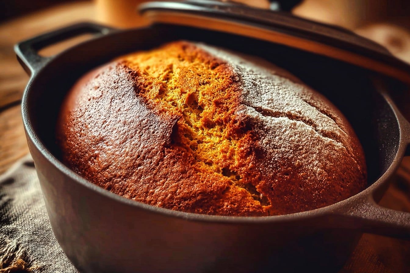 Perfect Dutch Oven Pumpkin Bread