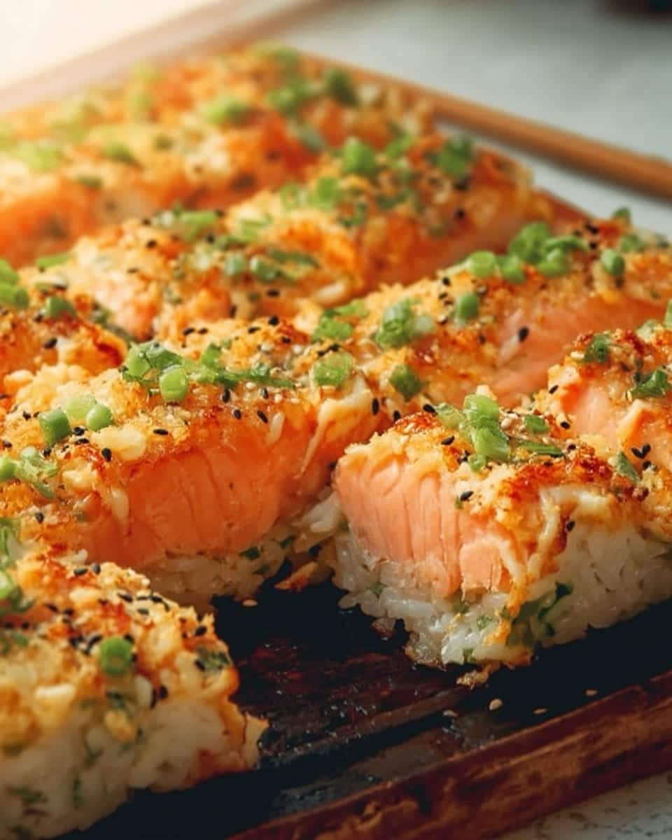Salmon Sushi Bake