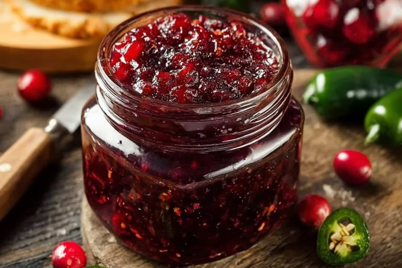 Cranberry Jalapeño Jam