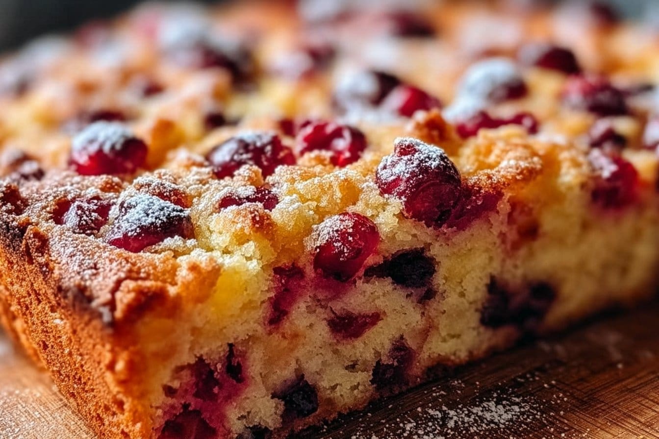Cranberry Orange Breakfast Cake
