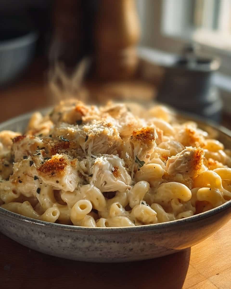 Creamy Chicken Mac and Cheese