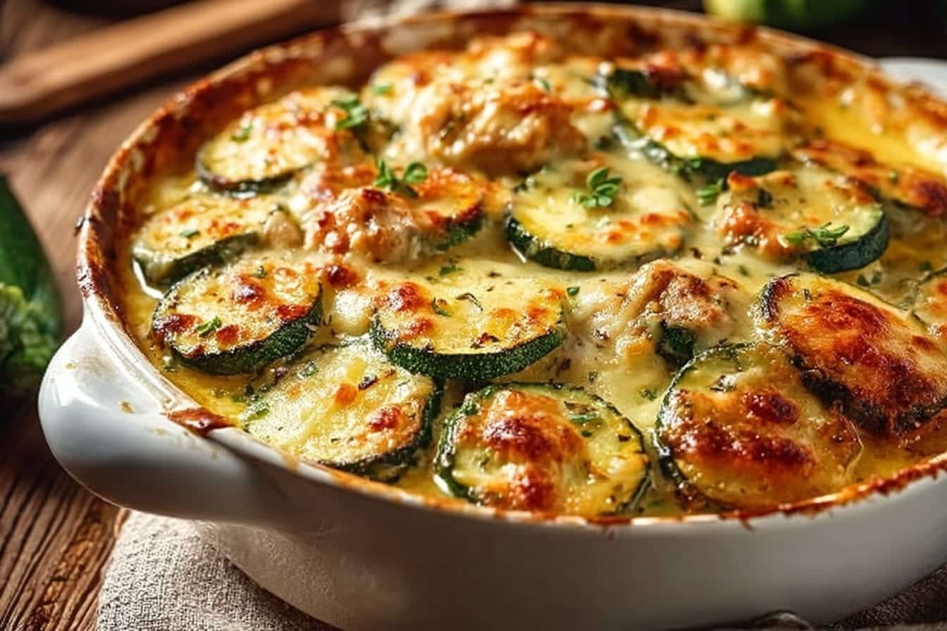 Easy Chicken Zucchini Bake