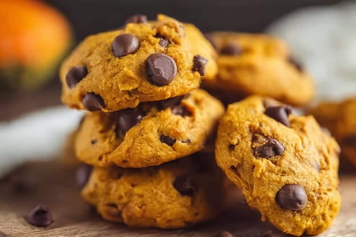 Pumpkin Chocolate Chip Cookies