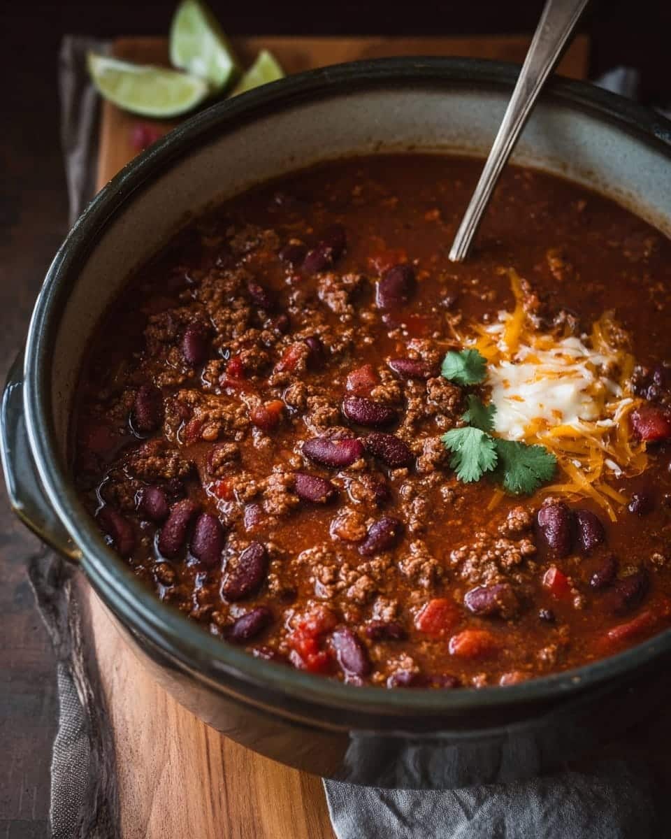 Easy Slow Cooker Chili