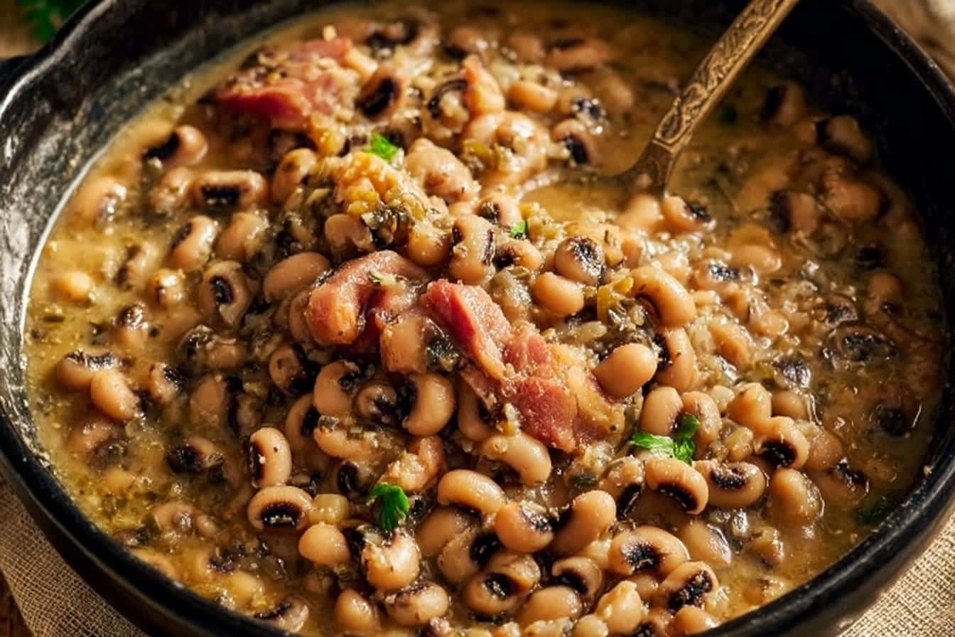 Creamy Black Eyed Peas Recipe