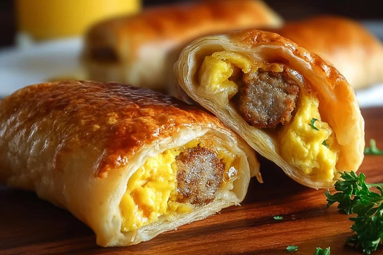 Sausage Egg Breakfast Roll-Ups – Quick & Easy Morning Treat! - mommyplates