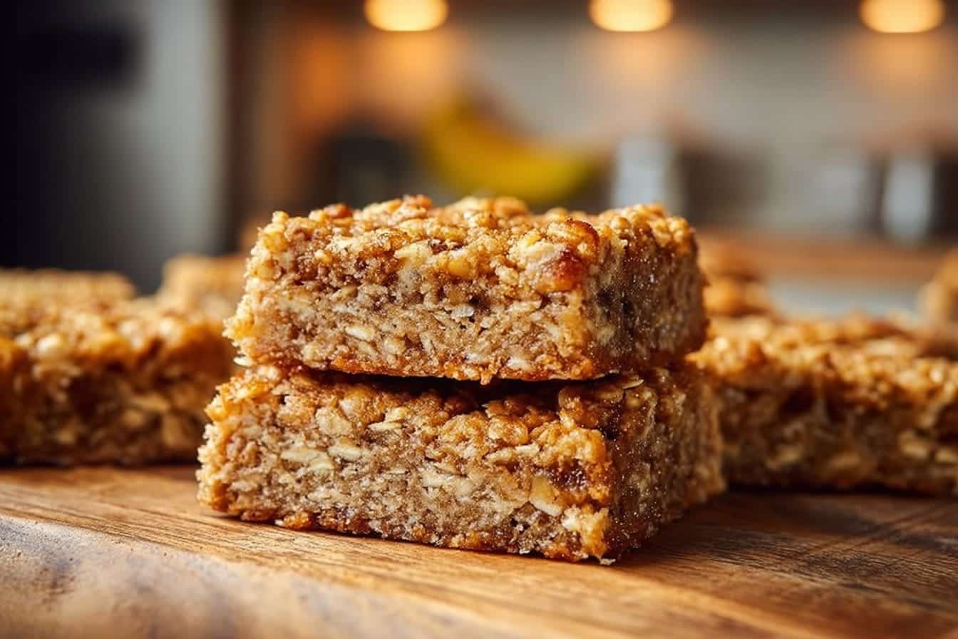Banana Oatmeal Bars