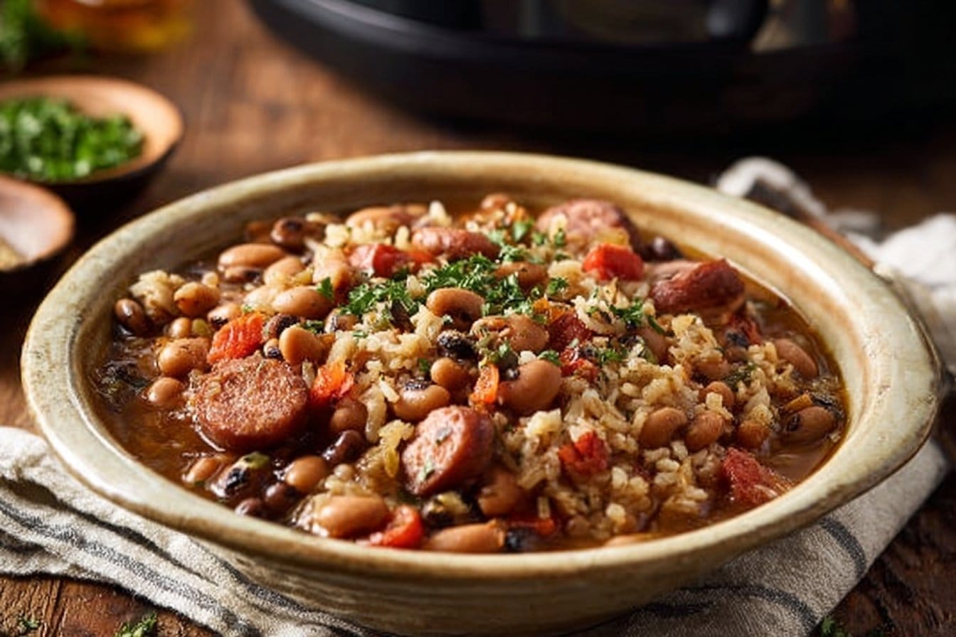 Slow Cooker Hoppin' John