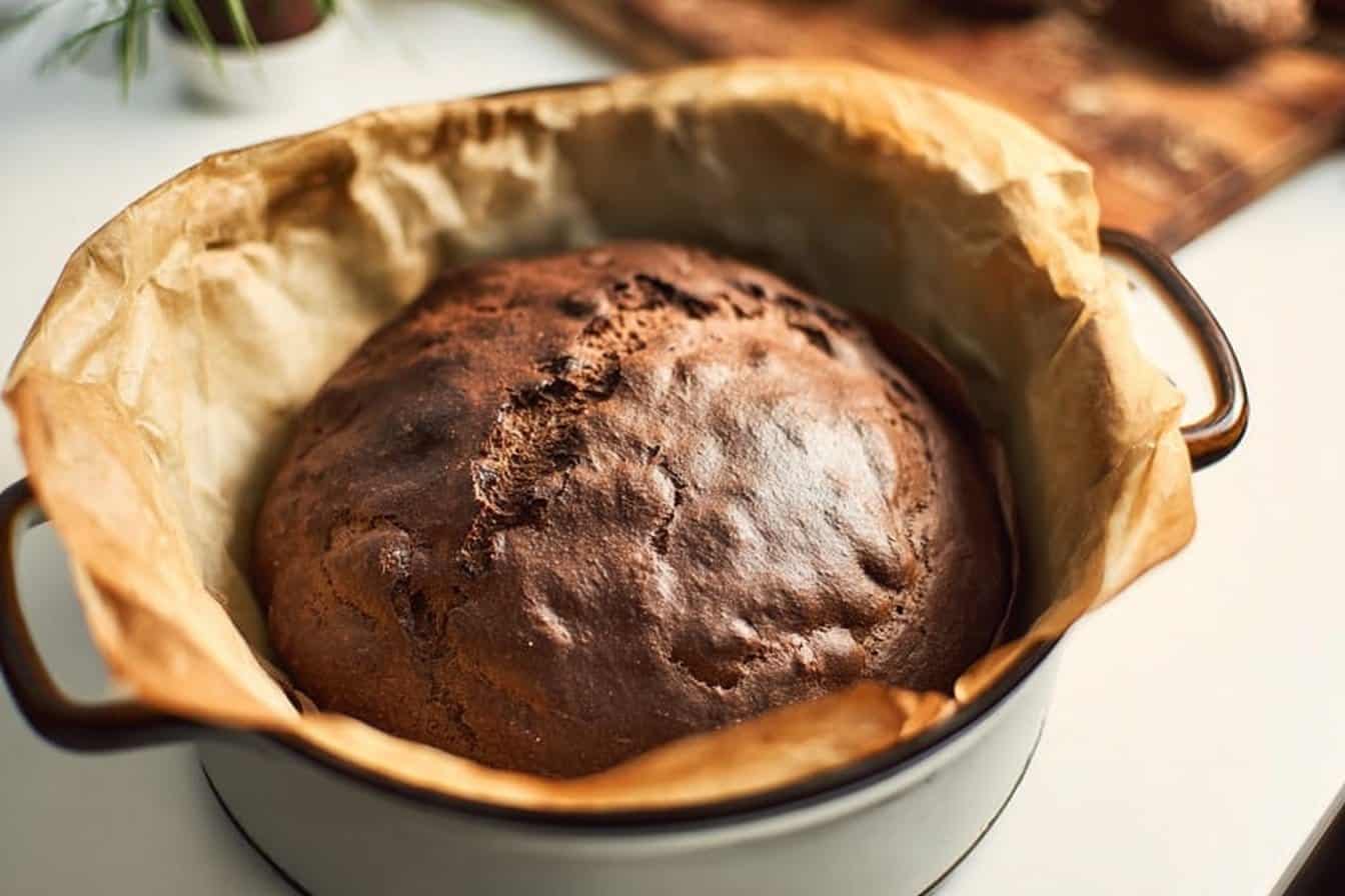 Easy Chocolate Sourdough Bread