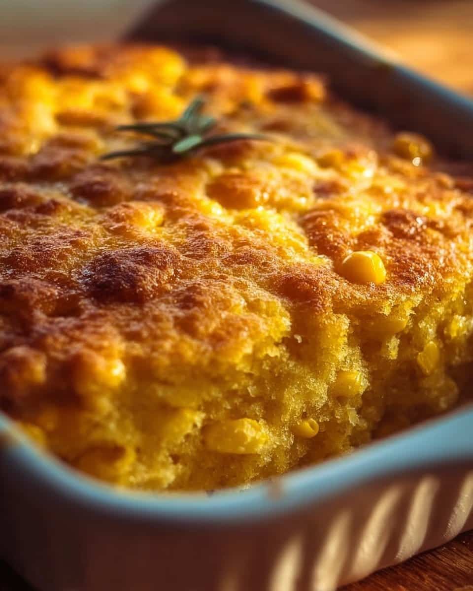 Jiffy Baked Corn Casserole