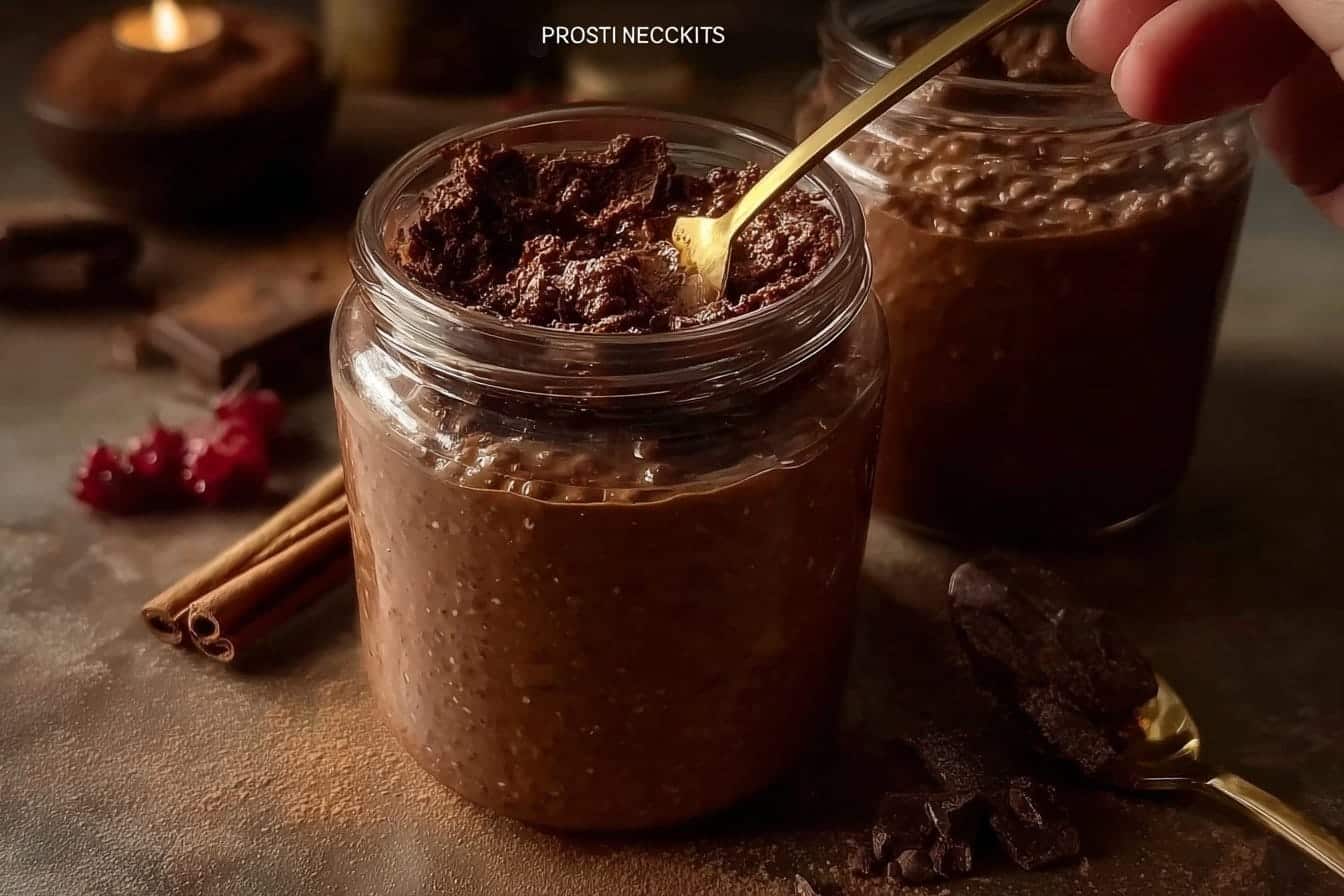 Brownie batter overnight oats