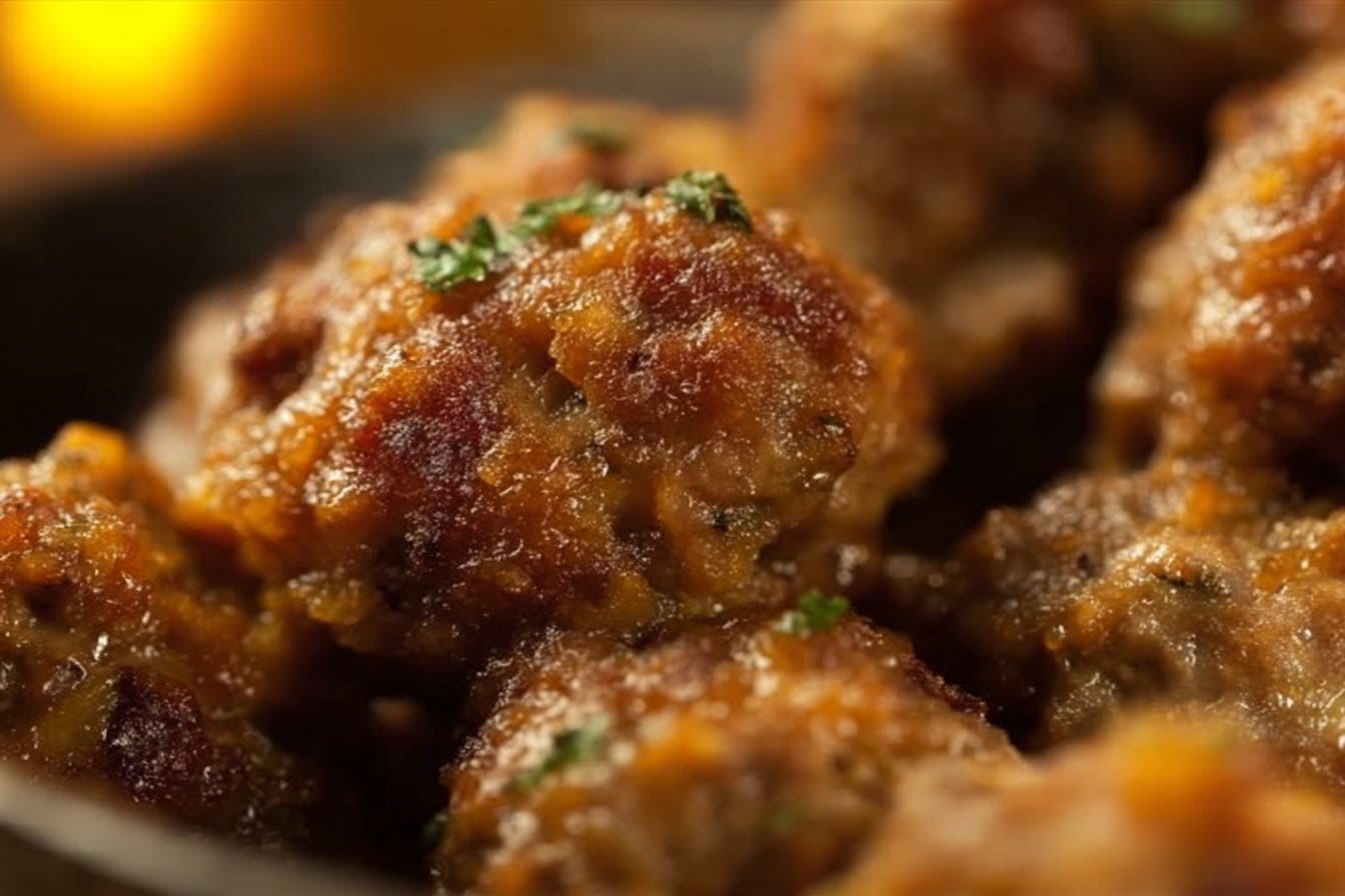 Stuffing Sausage Balls