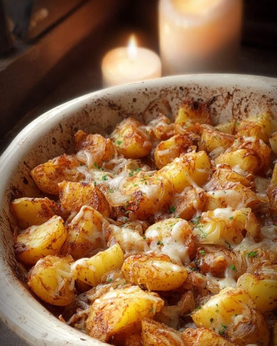 French Onion Potatoes