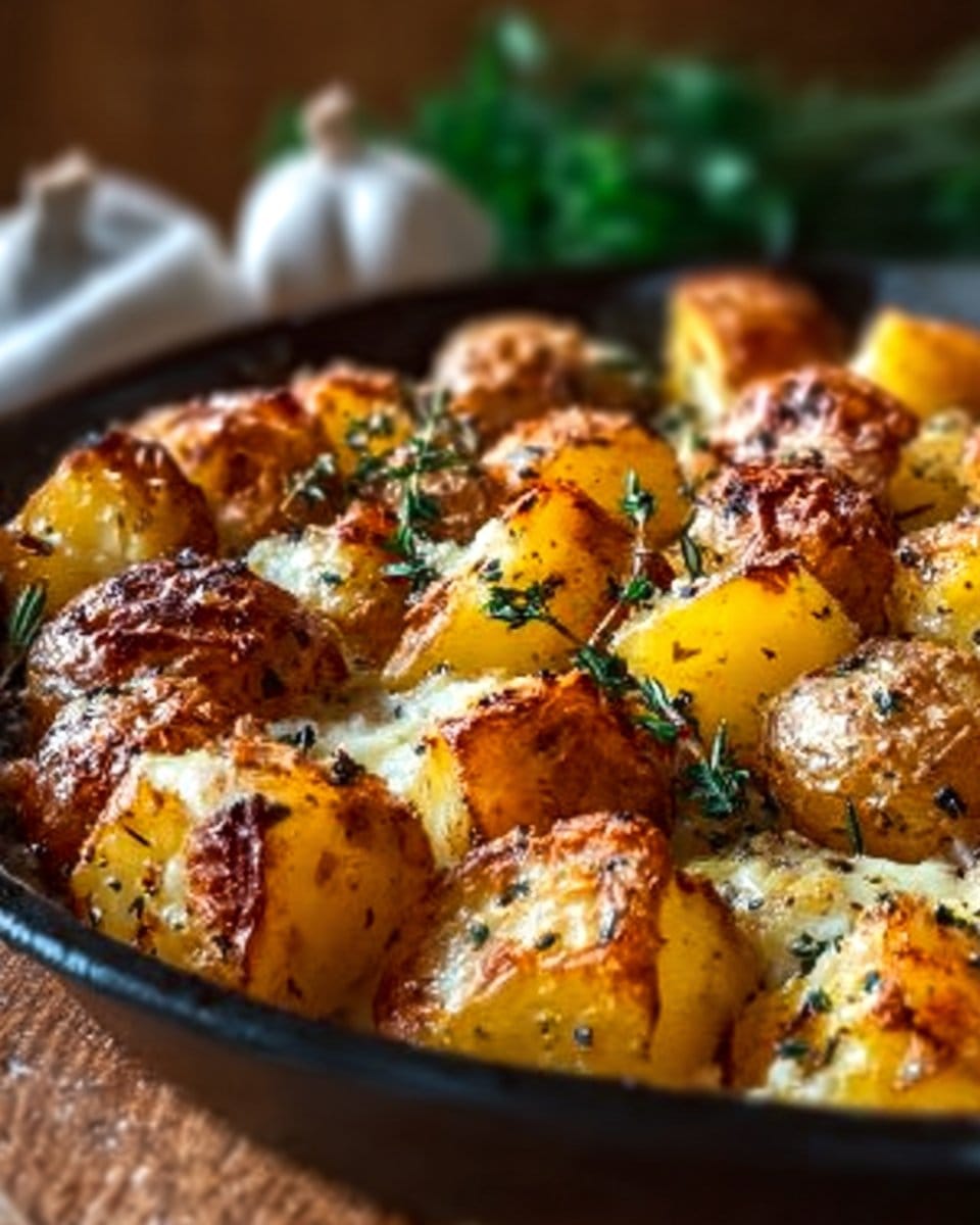 Cheesy Ranch Oven Roasted Potatoes