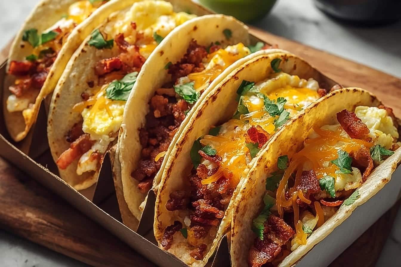 Tasty Baked Breakfast Tacos - Alright with Me