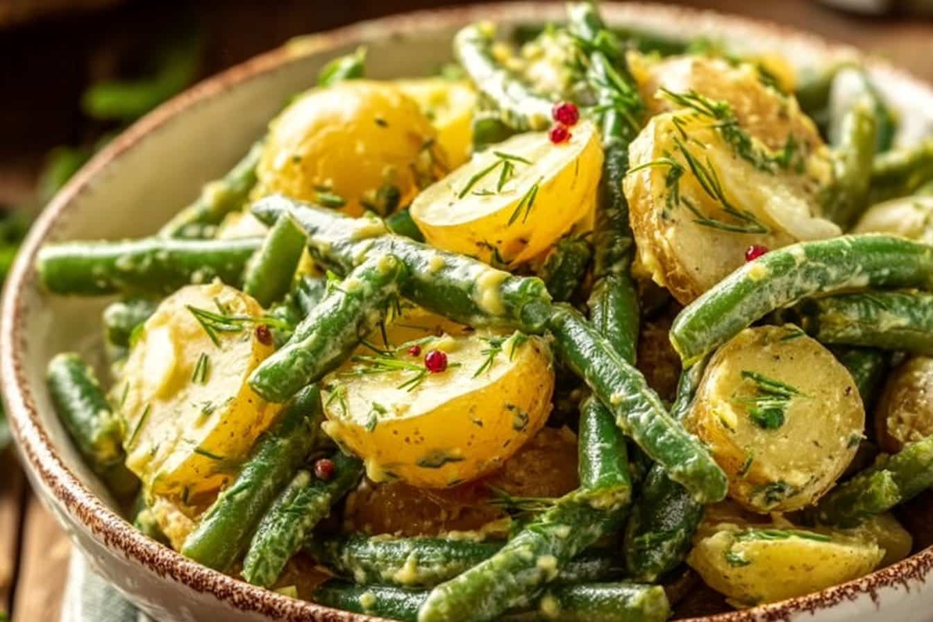 Creamy Green Bean Potato Salad