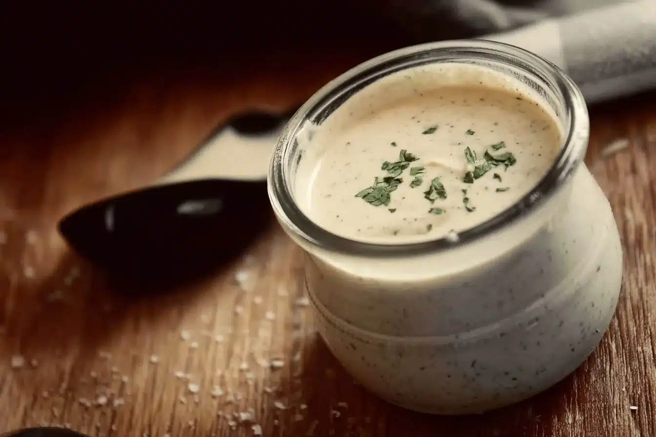 Delicious Chili's ranch dressing ready for salads and dipping