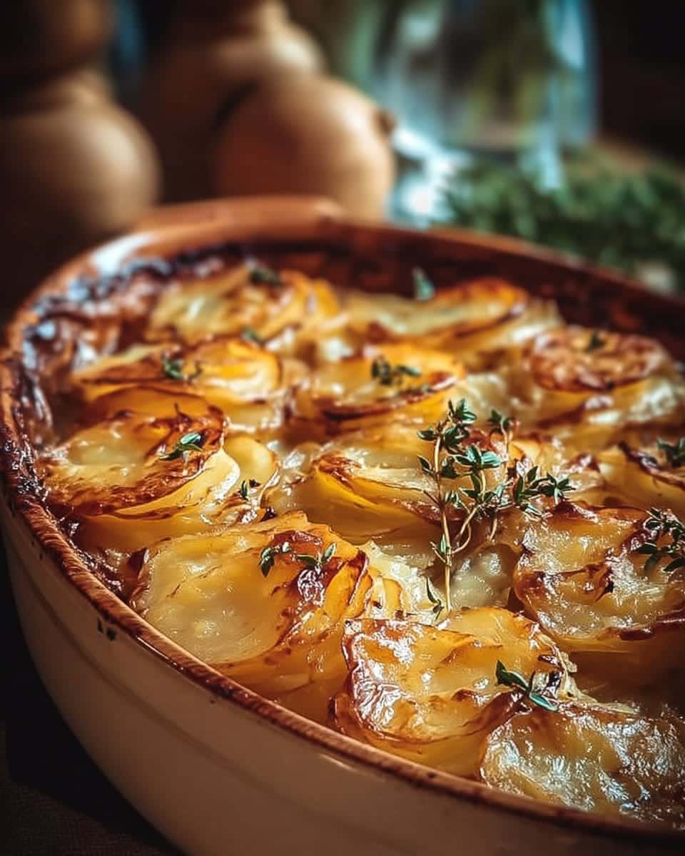 French Onion Potato Bake