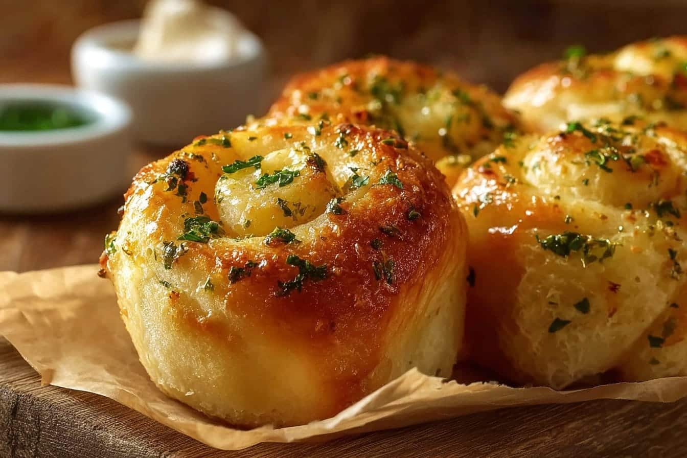 Buttery Cheese Garlic Rolls
