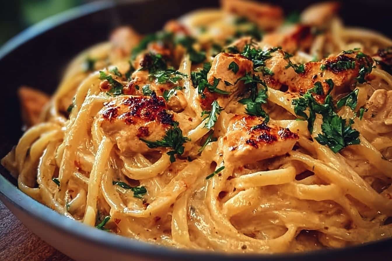 Irresistibly Easy Cowboy Butter Chicken Linguine in 30 Minutes