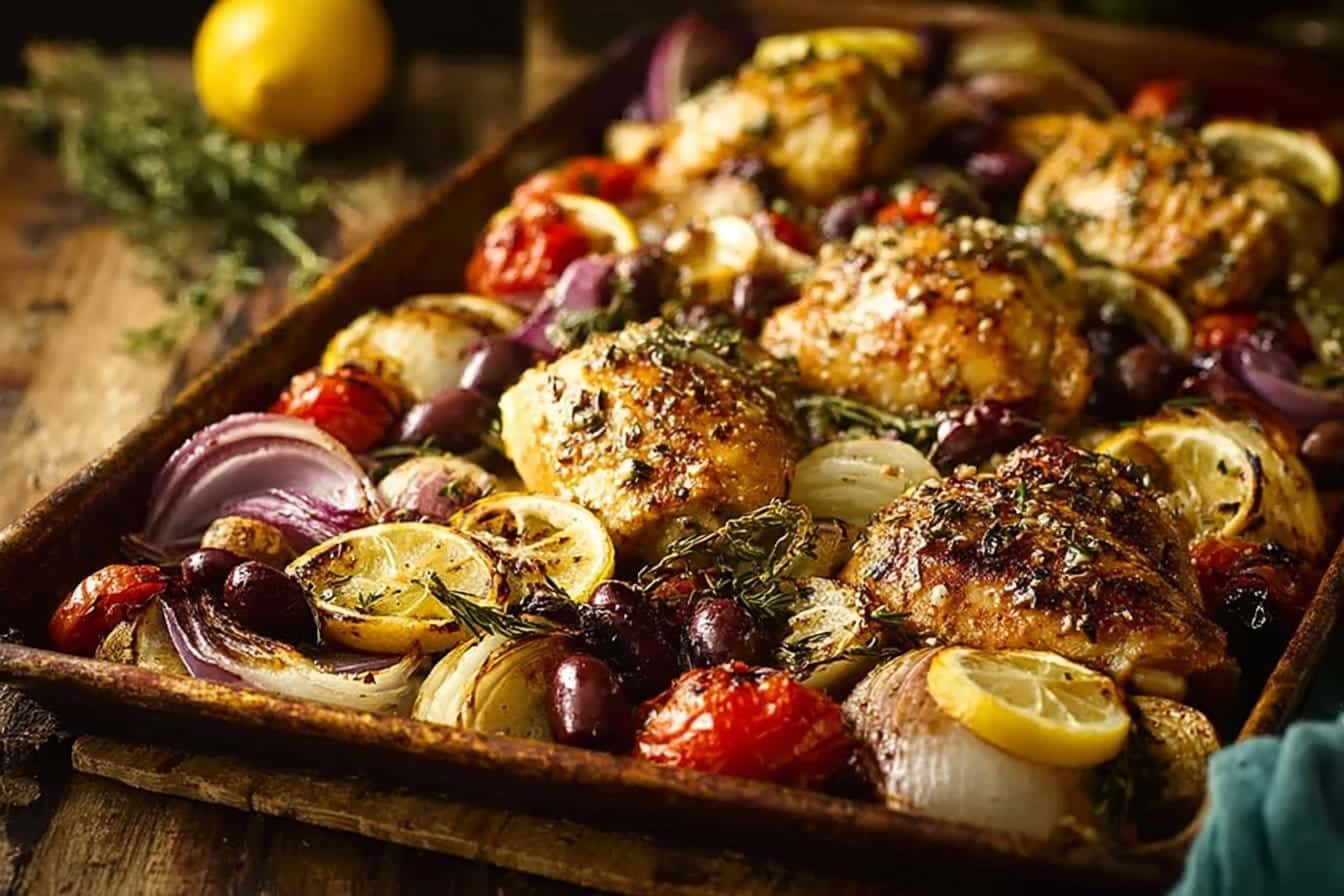 Greek Sheet Pan Chicken