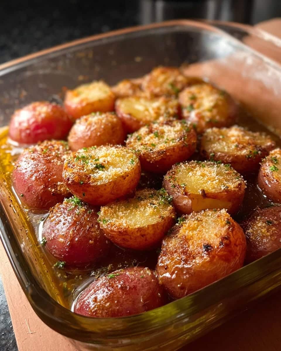 Oven Roasted Parmesan Potatoes