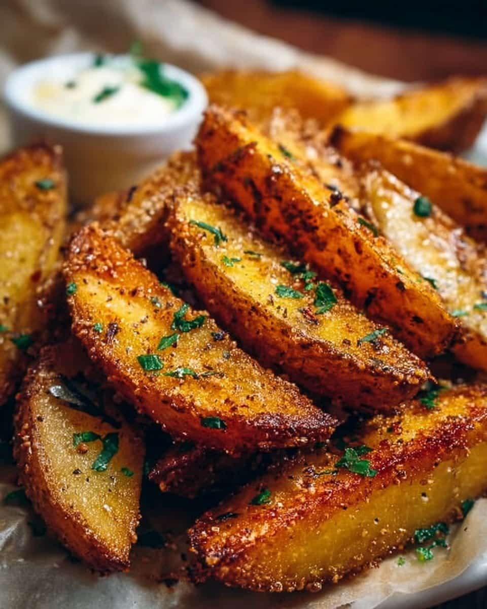 Crispy Potato Wedges Recipe