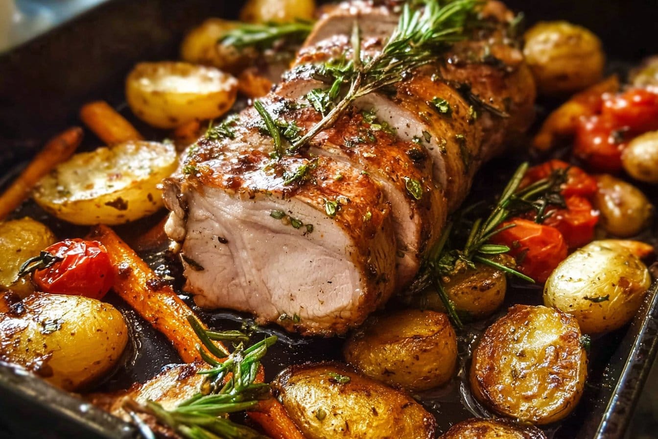 Pork Tenderloin Sheet Pan Dinner