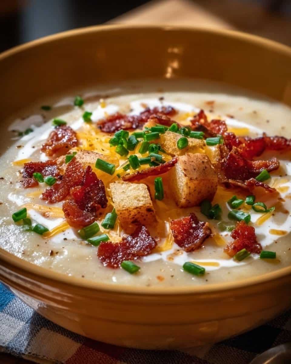 Crockpot Loaded Baked Potato Soup