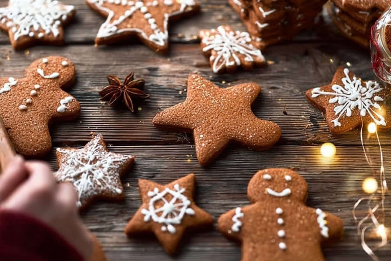 Chewy Gingerbread Cutout Cookies