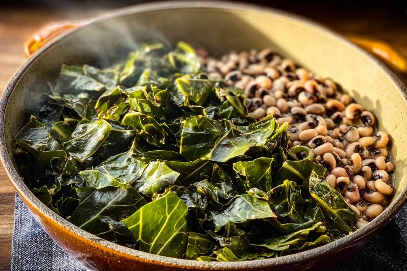 Collard Greens and Black-Eyed Peas