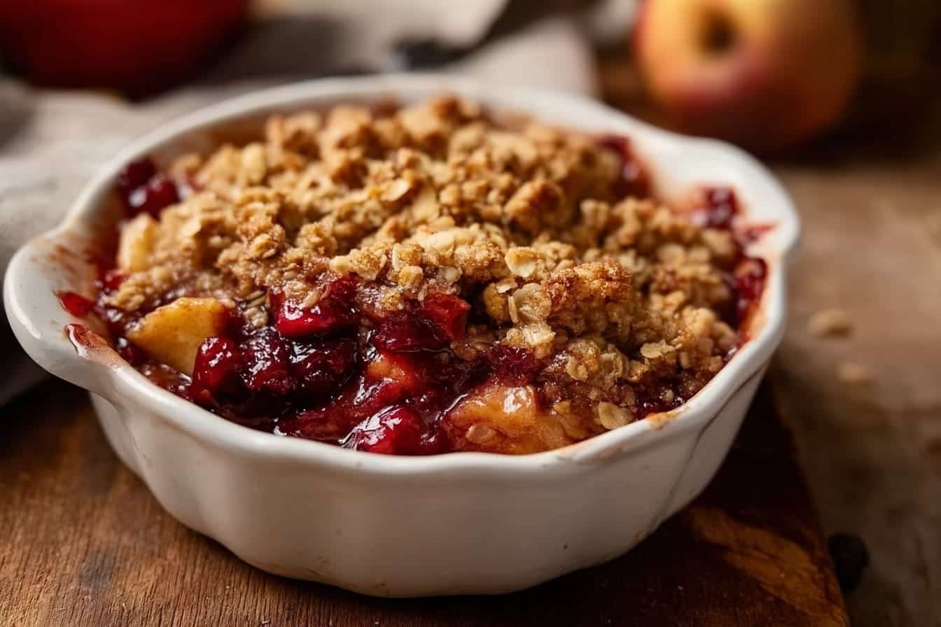The best cranberry apple crisp