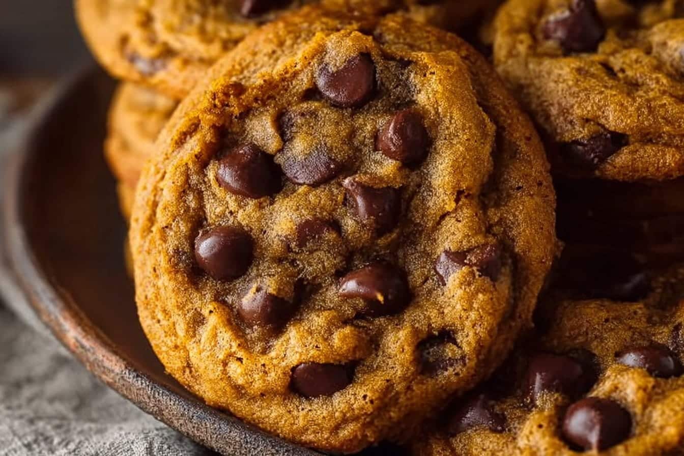 Brown Butter Pumpkin Chocolate Chip Cookies – The Best Moist Fall Cookie Ever