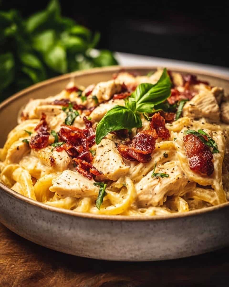 Easy Chicken Carbonara