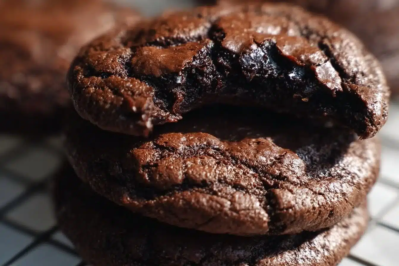 Delicious sourdough brownie cookies with rich chocolate flavor and chewy texture