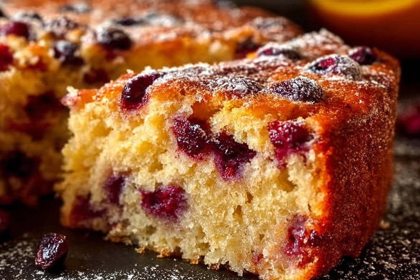 Cranberry Orange Breakfast Cake