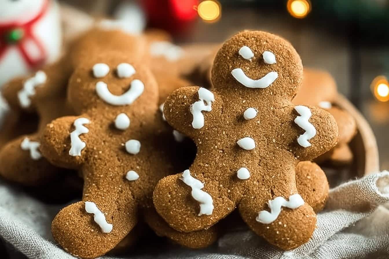 Soft and Chewy Gingerbread Men Cookie Recipe