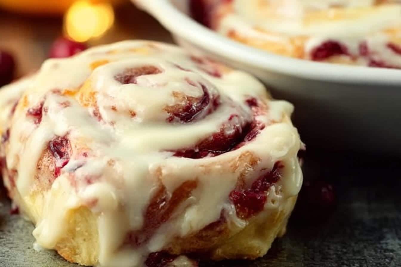 Cranberry Orange Sweet Rolls