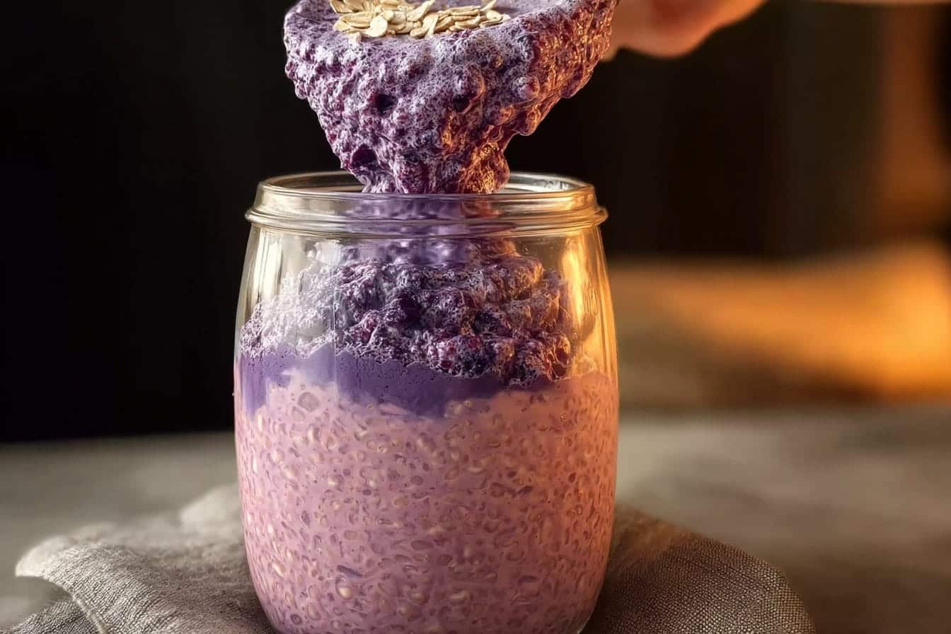 Blueberry Overnight Oats (Blended)