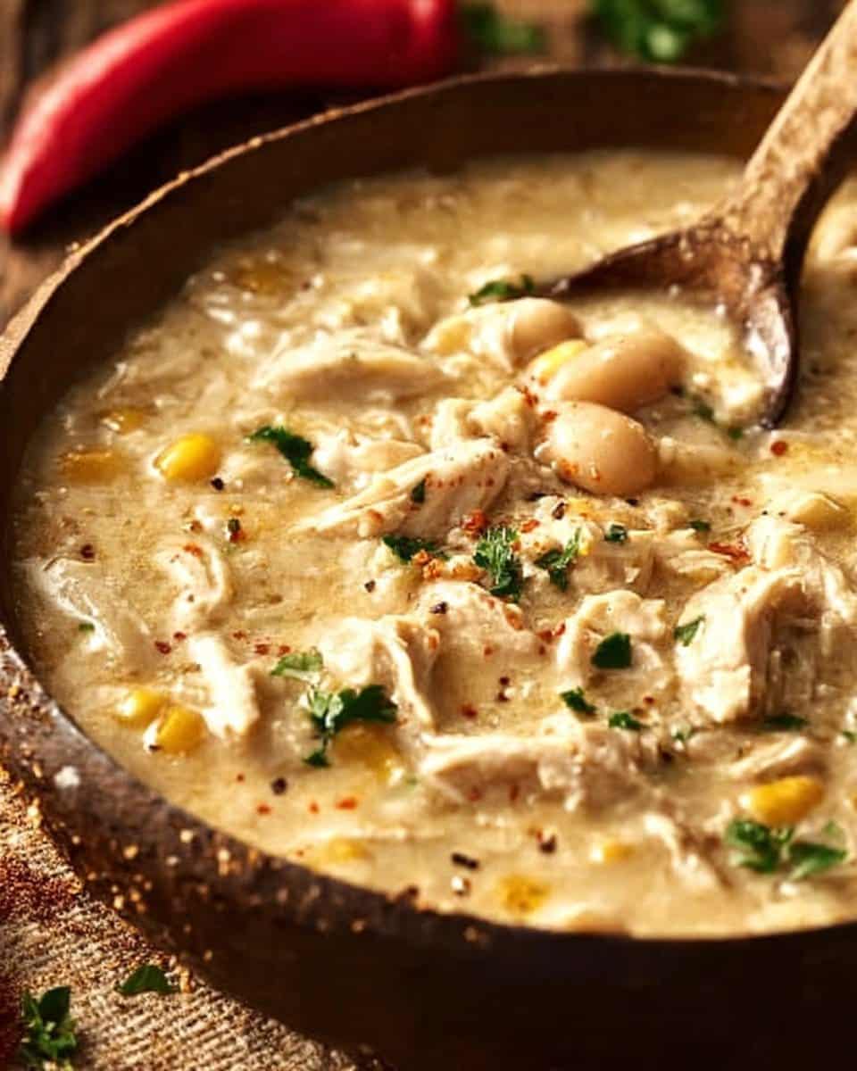 Healthy White Chicken Chili