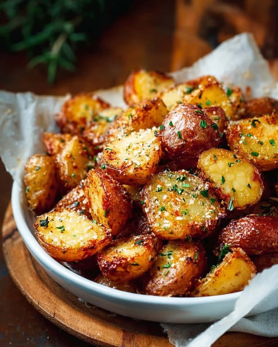 Crispy Parmesan Roasted Potatoes