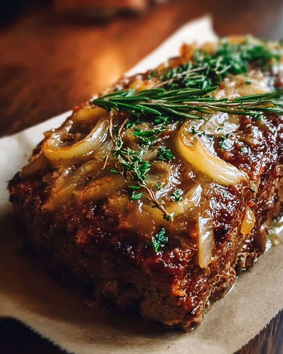 French Onion Meatloaf