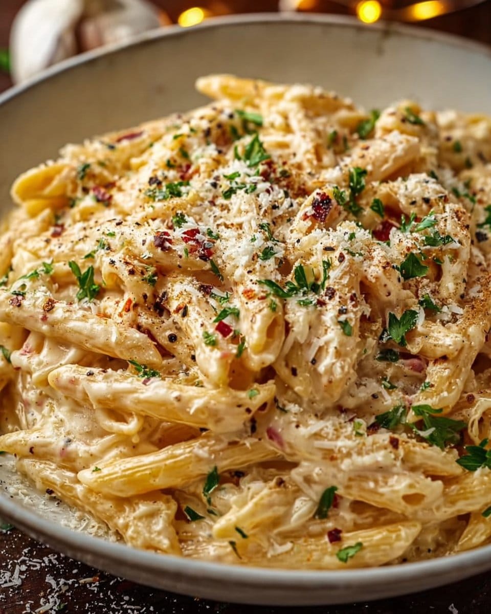 One Pot Creamy Garlic Pasta