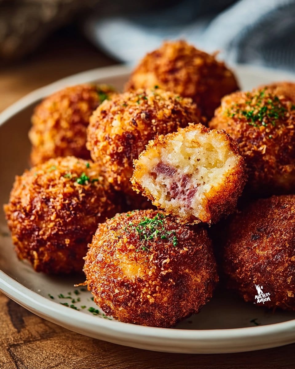 Crispy Reuben Balls