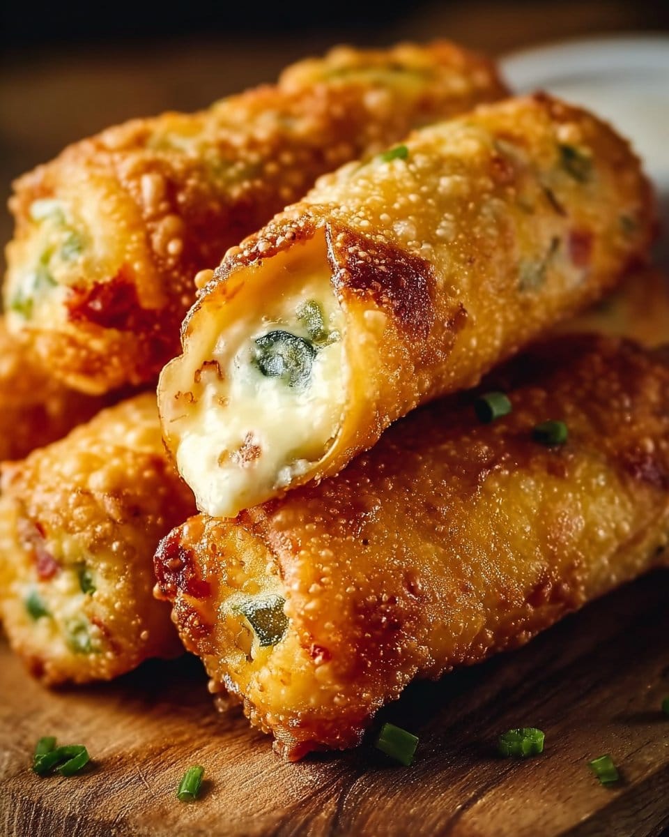Mini Jalapeno Popper Egg Rolls