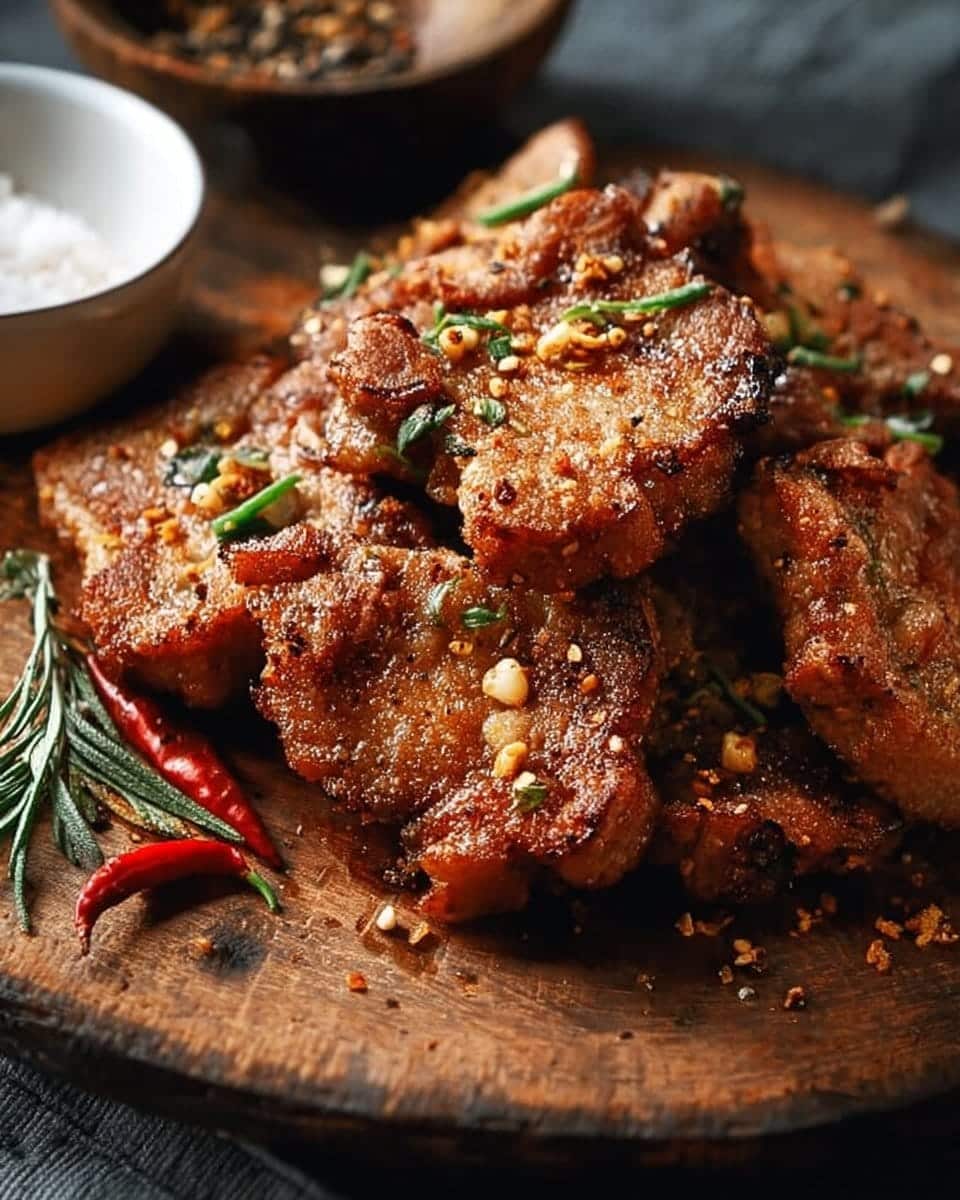 Salt and Pepper Pork Chops