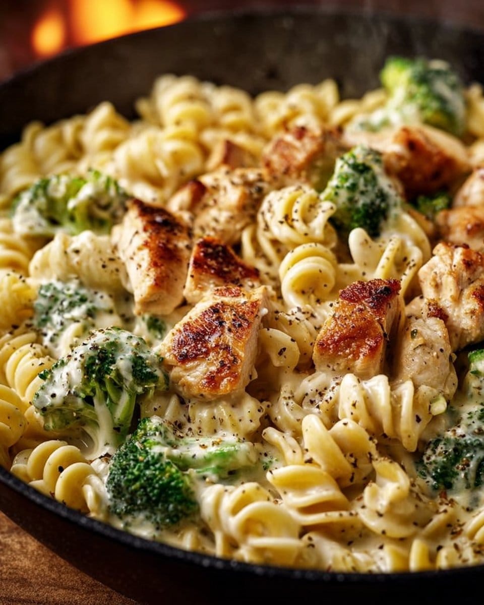 Creamy Rotisserie Chicken Broccoli Pasta