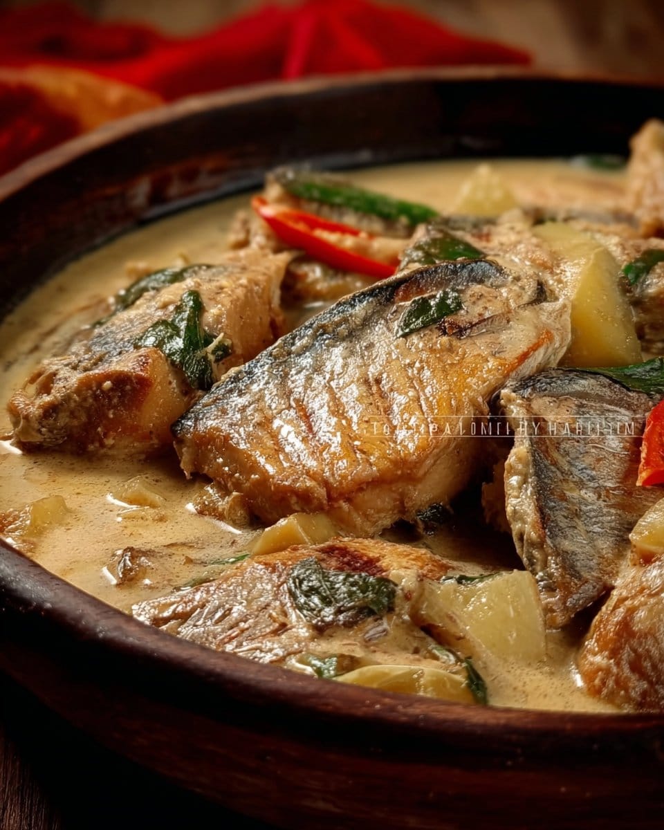 Braised Tambakol Fish in Coconut Milk