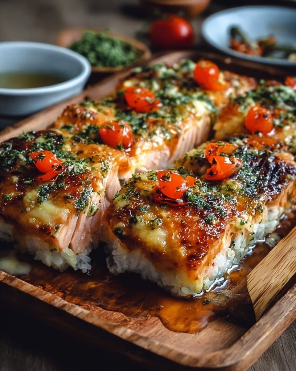 Spicy Salmon Sushi Bake Recipe