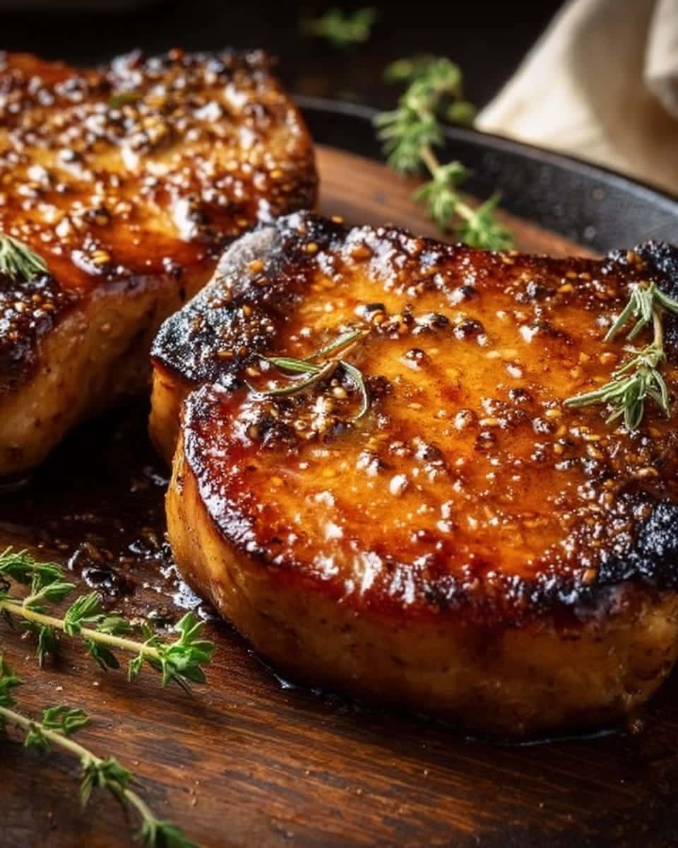 Brown Sugar Garlic Pork Chops